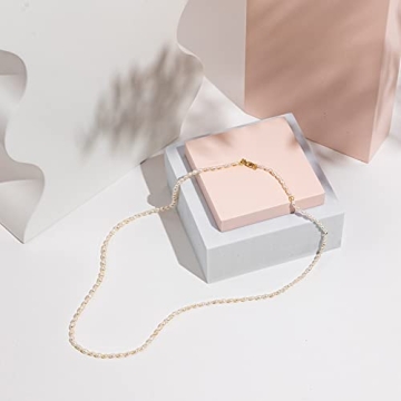 PAVOI Elegant 14K Gold Freshwater Pearl Necklace