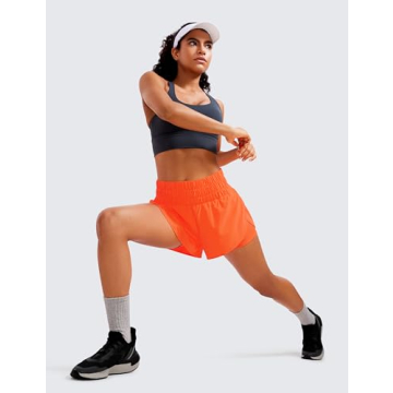 Buy CRZ YOGA 2 in 1 Women's High Waisted Athletic Shorts