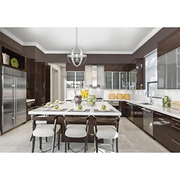 Westinghouse Brushed Nickel 3-Light Ceiling Chandelier