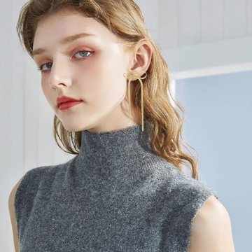 Stylish 14K Gold Bow Earrings Perfect for Every Occasion
