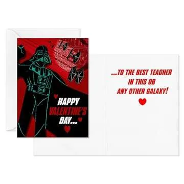 Hallmark Star Wars Valentines Day Cards for Kids School Classroom Exchange and Mailbox with Light and Sound