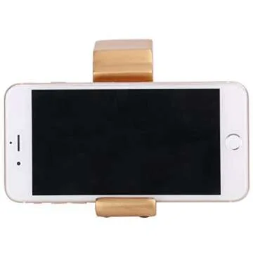 Plinrise Desk Tyrannosaurus Cell Phone Stand Mounts, Compatible Cute Dinosaur Stand for Mobile Phone & Tablet, Decorative Candy Color Phone Holder for Home & Office (Gold)