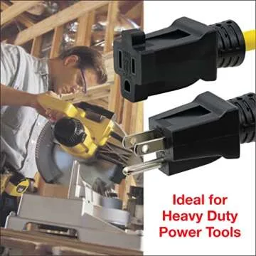 Heavy Duty Outdoor Extension Cord - Weather Resistant & Reliable