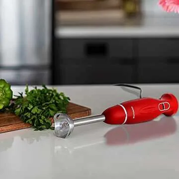 OVENTE Electric Immersion Blender - 300W Powerful Design