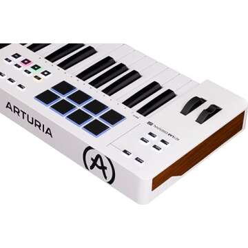 Arturia KeyLab Essential mk3 — 49 Key USB MIDI Keyboard Controller with Analog Lab V Software Included