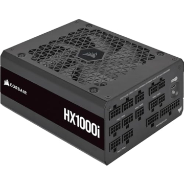 Corsair HX1000i Fully Modular Ultra-Low Noise ATX Power Supply - ATX 3.0 & PCIe 5.0 Compliant - Flui...