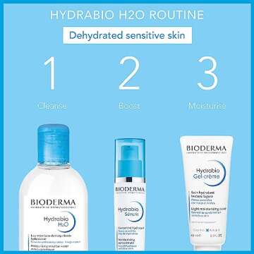 Bioderma - Hydrabio H2O - Micellar Water - Cleansing and Make-Up Removing - for Dehydrated Sensitive Skin , 8.45 Fl Oz (Pack of 1)