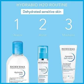 Bioderma - Hydrabio H2O - Micellar Water - Cleansing and Make-Up Removing - for Dehydrated Sensitive Skin , 8.45 Fl Oz (Pack of 1)