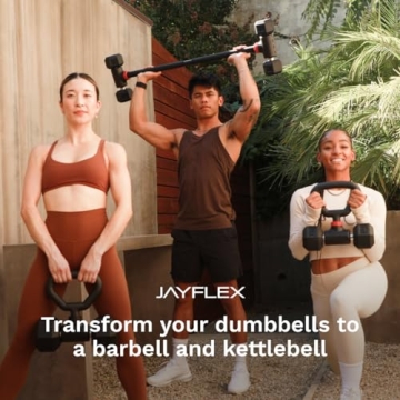 Jayflex Hyperbell Bundle - Versatile Dumbbell to Barbell System