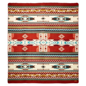 Ecuadane Southwestern Throw Blanket for Couch, Sofa, Bed, Soft, Plush, Cozy, Warm, Lightweight, Boho...