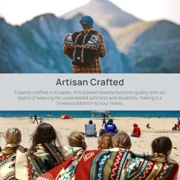 Ecuadane Southwestern Throw Blanket for Comfort and Style