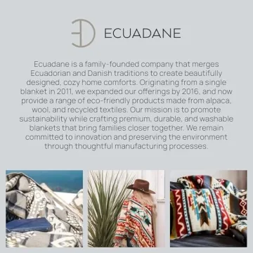 Ecuadane Southwestern Throw Blanket for Comfort and Style