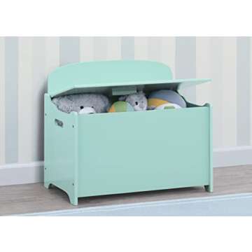 Delta Children MySize Deluxe Toy Box, Mint