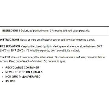 Essential Oxygen Plus Hydrogen Peroxide 3% Food Grade, 16 Ounce