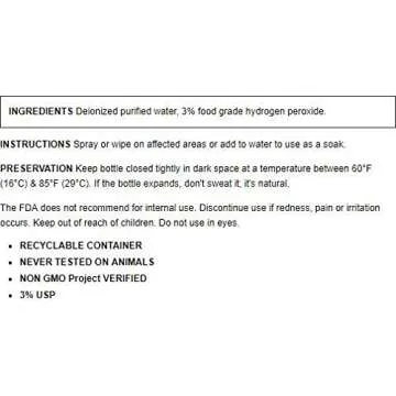 Essential Oxygen Plus Hydrogen Peroxide 3% Food Grade, 16 Ounce