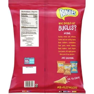 Bugles Original Crispy Corn Snacks Family Size 14.5 oz