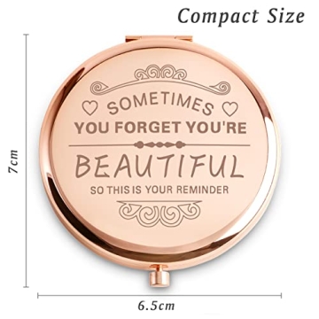 Personalized Compact Mirror - Perfect Gift for Women