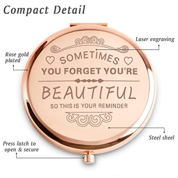 Personalized Compact Mirror - Perfect Gift for Women