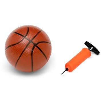 Delta Children PAW Patrol Plastic Basketball Set Includes Basketball Hoop, 1 Basketball and Ball Pump