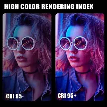 GreatLPT RGB Video Light, RGB Camera Light with 360° Full Color, CRI 95+ 2500-8500K Dimmable, 2000mAh Rechargeable Portable Photography Lighting with OLED Display & 3 Cold Shoe