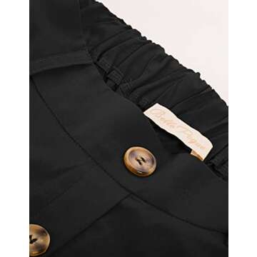 Chic Plus Size Midi Skirt for Women, Retro Style