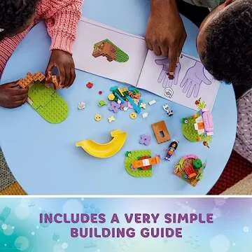 LEGO Gabby's Dollhouse Kitty Fairy’s Garden Party 10787 Building Toy with Tree House, Swing, Slide, and Merry-Go-Round, Includes Gabby and Pandy Paws, Birthday Gift, Sensory Toy for Kids Ages 4 and up