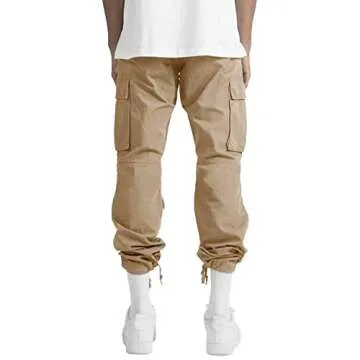 Mens Cargo Pants Casual Hiking Pants Loose Fit Outdoor Sports Jogger with Multi Pockets Classic Sweatpant