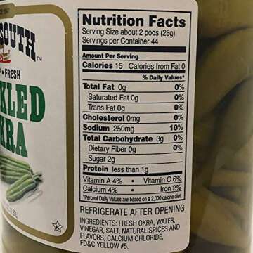 Old South Pickled Okra 64 Oz (Pack of 1)