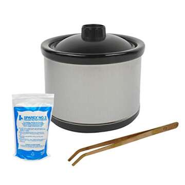 Complete Jewelry Soldering Pickling Kit with Pickle Pot Compound and Copper Tongs