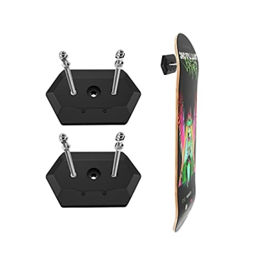 Hikeen 2 Packs Skateboard Wall Mount - Secure and Stylish Hanger