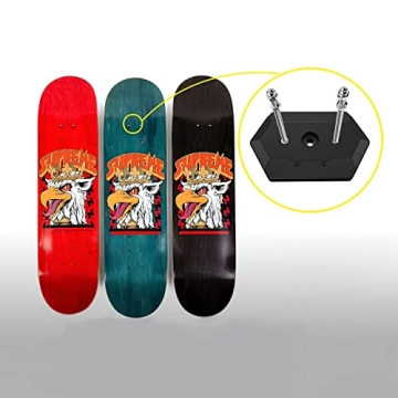 Hikeen Skateboard Wall Mount for Display and Storage