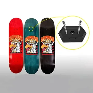 Hikeen Skateboard Wall Mount for Display and Storage