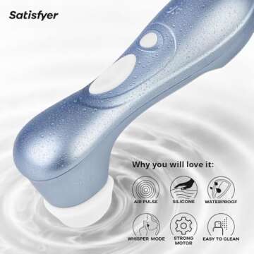Satisfyer Pro 2 Vibrator Sex Toy | Adult Toys For Women | Clitoris Suction & Clitoral Stimulator | Sexual Pleasure Device | Couples Vibrators | Female Wellness | Best Woman Sextoy Sucking Couple Tools