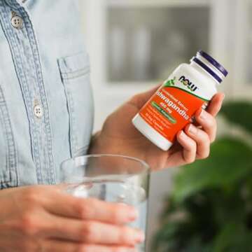 NOW Foods Supplements, Ashwagandha (Withania somnifera) 450 mg (Standardized Extract) for Immune Support ,90 Veg Capsules