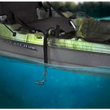 Scotty 141 Kayak/SUP Transducer Mounting Arm with Gear-Head Black, Medium