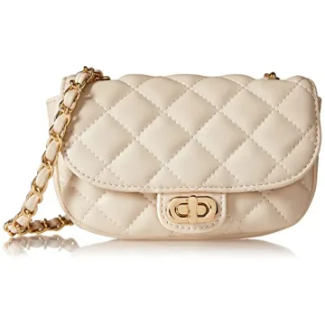 Stylish & Functional: The Drop Women's Willow Quilted Belt Bag in Bone
