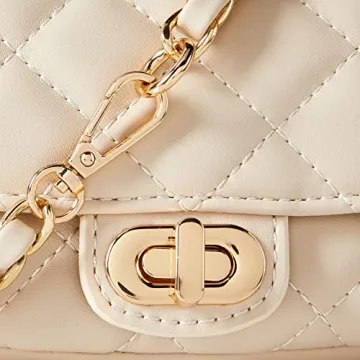 The Drop Women's Willow Quilted Belt Bag Bone One Size