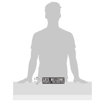 Cats Welcome - Charming Wood Box Sign for Cat Lovers