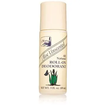 Alvera All Natural Roll-On Deodorant - Aloe Vera Unscented, 89ml Bottle