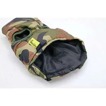 DroolingDog Winter Jacket Camo Coat for Small Dogs