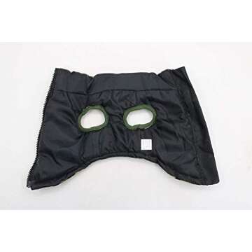 DroolingDog Dog Winter Jacket Camo Waterproof Coat Dog Camouflage Costume for Small Dogs, Small, Army Green