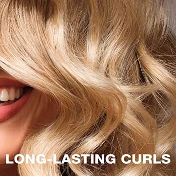 Conair Magnetic Hair Rollers, Curlers in Assorted Sizes and Colors, Rollers Curler Set with Comb Clips Included, 75-Piece