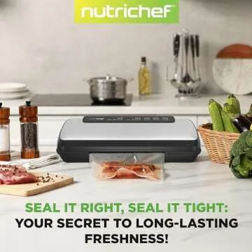 NutriChef Vacuum Sealer for Food Freshness and Value