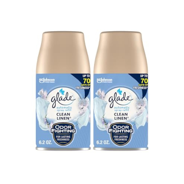Glade Automatic Spray Air Freshener Refill, Scented Air Freshener for Home and Bathroom, Clean Linen...