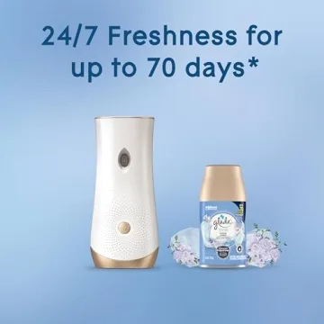 Glade Automatic Spray Air Freshener Refill, Scented Air Freshener for Home and Bathroom, Clean Linen, 6.2 Oz, 2 Count