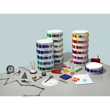 Colorful Pantone Spot Colors Plastic Chips - Designer's Choice