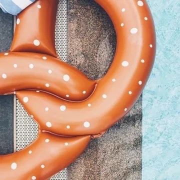 Swimline Giant Pretzel Float for Pool Fun and Relaxation
