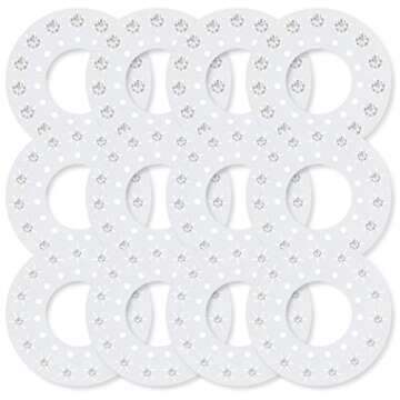 Blinger Dazzling Clear Gem Refill Set - 180 Clear Round Gems in 3 Sizes (4mm, 6mm, 7mm) - Hair & Fashion Glam Styling Refill Set - All Ages