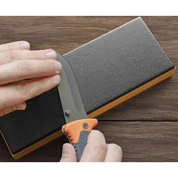 Sharp Pebble Premium Leather Strop for Knife Sharpening with Polishing Compound - Sharpening Strop for Knives, Straight Razor, Chisels - with eBook Guide