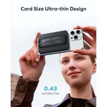 MOMAX 10,000mAh Wireless Power Bank - Fast Charging